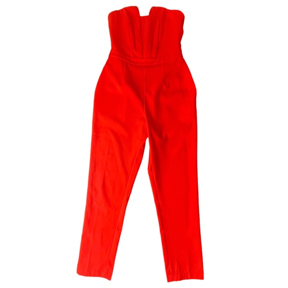 Adelyn Rae Strapless Sweetheart Jumpsuit - Picture 2 of 10